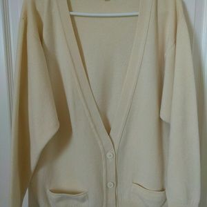 Gloria Sachs Cashmere Sweater M made Britain